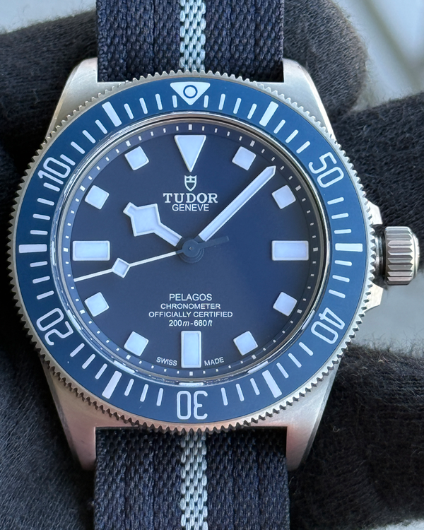 2023 Tudor Pelagos FXD 42MM Blue Dial Textile Strap (M25707B/22)