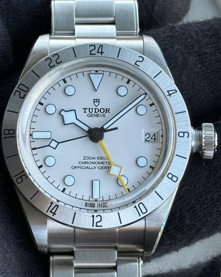2025 Tudor Black Bay Pro GMT 39MM White Dial Steel Bracelet (79470)