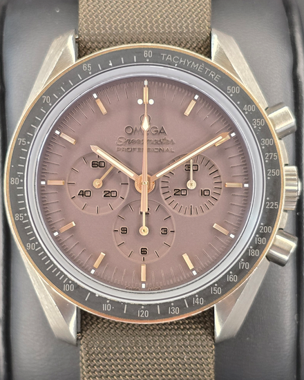 2014 Omega Speedmaster Professional Moonwatch "Apollo 11" 45th Anniversary L.E. 42MM Grey Dial Textile Strap (311.62.42.30.06.001)