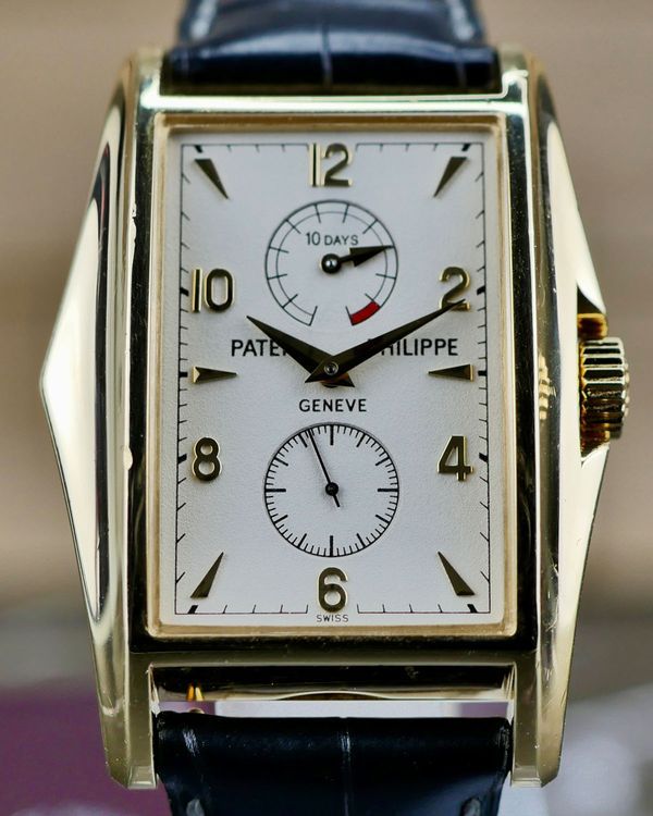 2000 Patek Philippe Gondolo 10 Days "Year 2000" Edition 34MM White Dial Leather Strap (5100J-001)