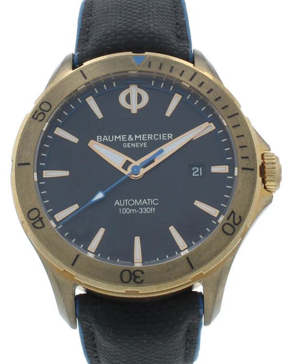 Baume & Mercier Clifton Club 42MM Black Dial Textile Strap (M0A10500)