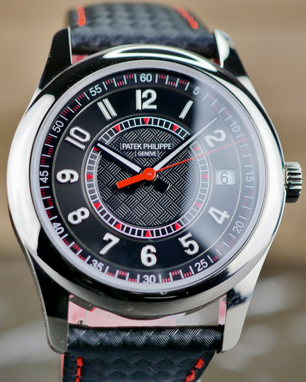 2025 Patek Philippe Calatrava 40MM Carbon Fiber Dial Leather Strap (6007G-010)