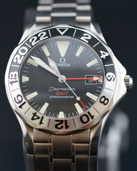 No Reserve - Omega Seamaster GMT 50th Anniversary 41MM Black Dial Steel Bracelet (2234.50.00)