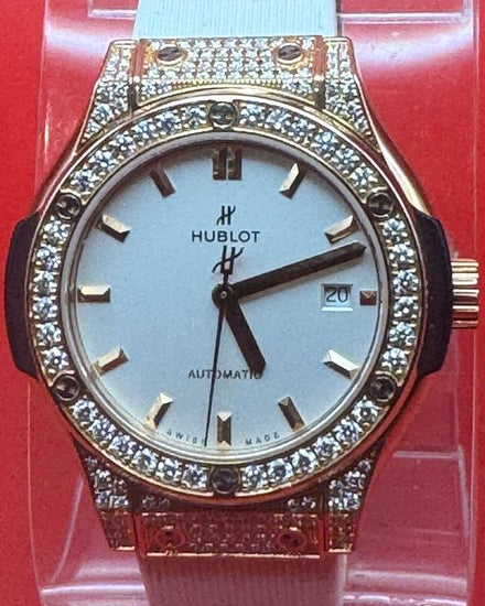2018 Hublot Classic Fusion 33MM White Dial Rubber Strap (582.OX.2610.RX.1704)