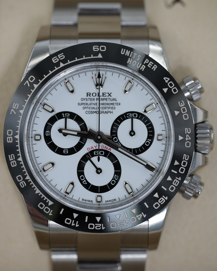 2023 Rolex Cosmograph Daytona "Panda" 40MM White Dial Oyster Bracelet (116500LN)