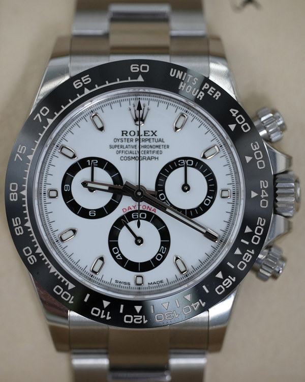 2023 Rolex Cosmograph Daytona "Panda" 40MM White Dial Oyster Bracelet (116500LN)