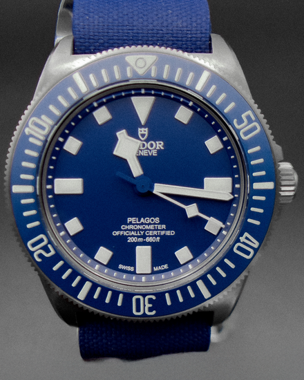 2023 Tudor Pelagos FXD "Marine Nationale 23" Edition 42MM Blue Dial Rubber Strap (25707B/23)