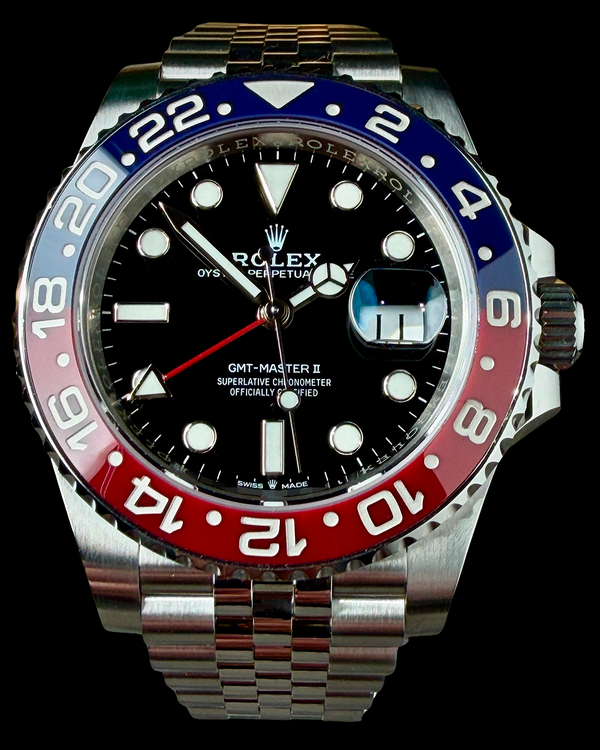 2019 Rolex GMT-Master II "Pepsi" 40MM Black Dial Jubilee Bracelet (126710BLRO)