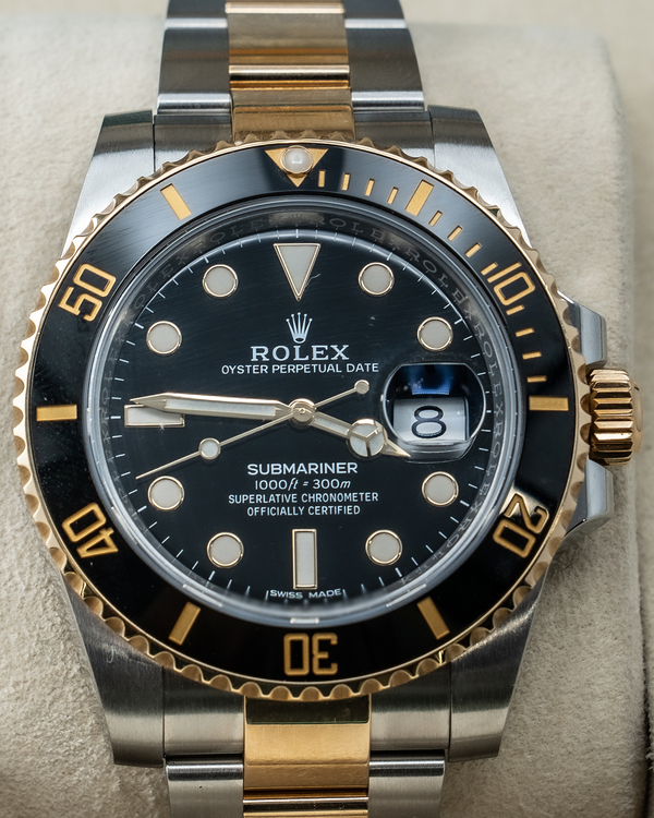 2019 Rolex Submariner Date 40MM Black Dial Two-Tone Oyster Bracelet (116613LN)