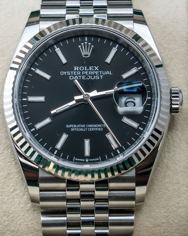 2025 Rolex Datejust 36MM Black Dial Jubilee Bracelet (126234)