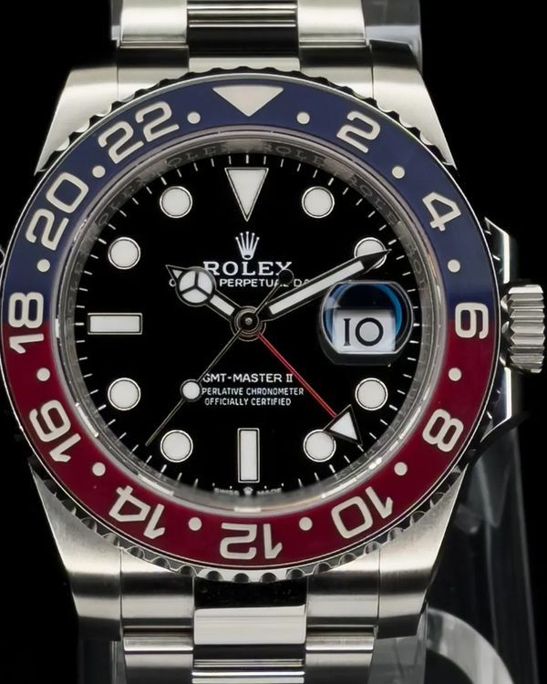 2025 Rolex GMT-Master II "Pepsi" 40MM Black Dial Oyster Bracelet (126710BLRO)