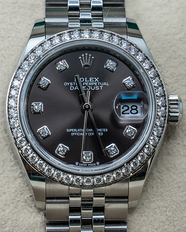 2024 Rolex Lady-Datejust 31MM Rhodium Dial Jubilee Bracelet (279384RBR)