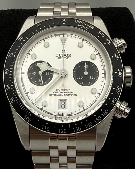 2025 Tudor Black Bay Chrono "Panda" 41MM White Dial Steel Bracelet (79360N)