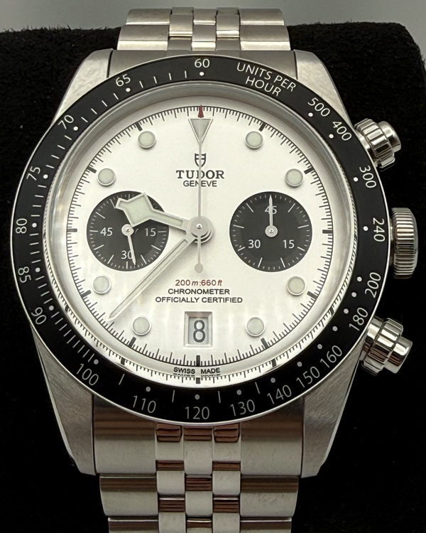 2025 Tudor Black Bay Chrono "Panda" 41MM White Dial Steel Bracelet (79360N)