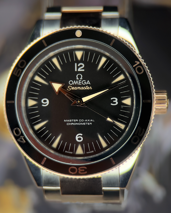 2025 Omega Seamaster 300 41MM Black Dial Two-Tone Bracelet (233.20.41.21.01.001)