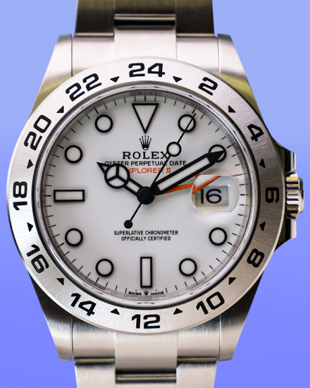 No Reserve - 2026 Rolex Explorer II "Polar" 42MM White Dial Oyster Bracelet (226570)