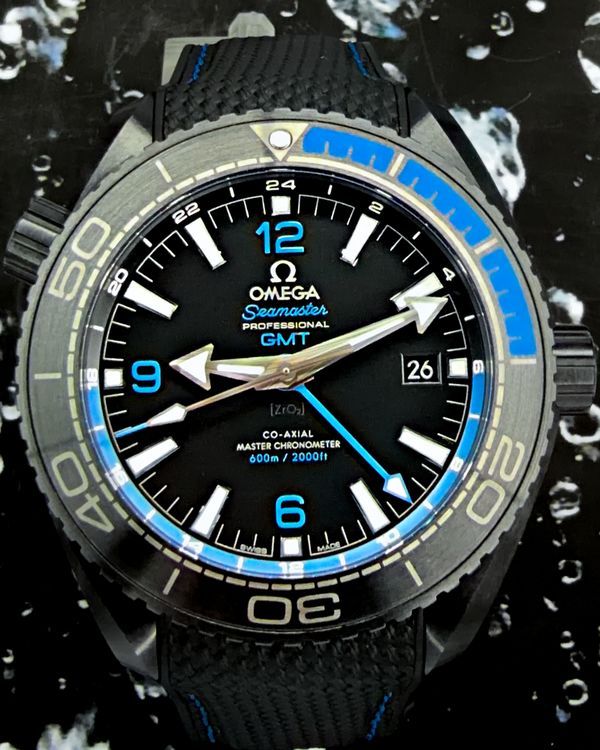 2023 Omega Seamaster Planet Ocean 600M "Deep Black" 45.5MM Black Dial Rubber Strap (215.92.46.22.01.002)