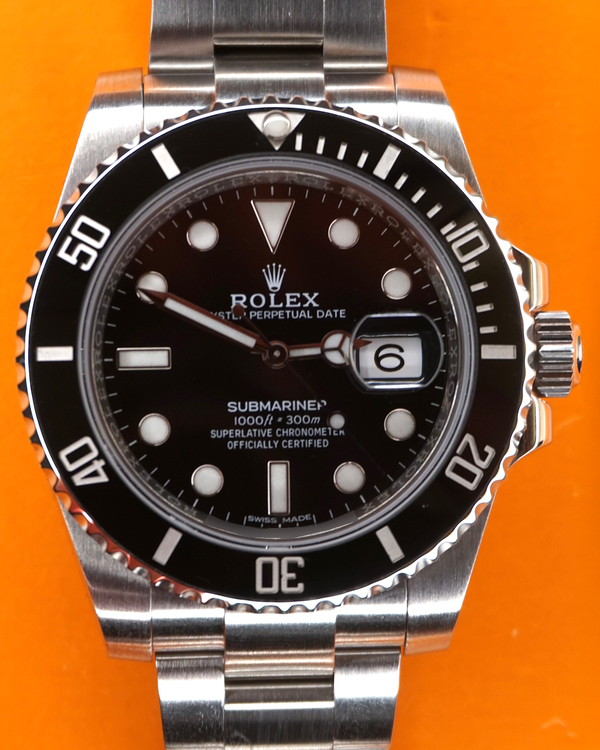 2017 Rolex Submariner Date 40MM Black Dial Oyster Bracelet (116610LN)