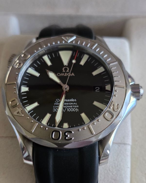 Omega Seamaster Diver 300M 41MM Black Dial Rubber Strap (2230.50.00)