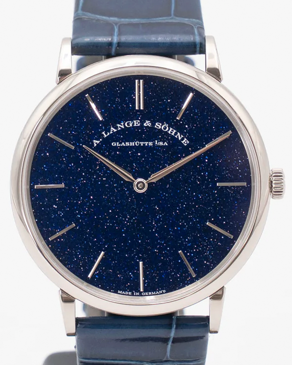 A. Lange & Söhne Lange 1 39MM Aventurine Dial Leather Strap (205.086)