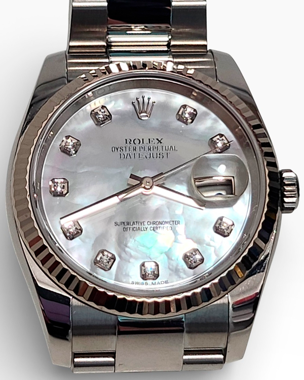 Rolex Datejust 36MM Mother of Pearl Dial Oyster Bracelet (116234)