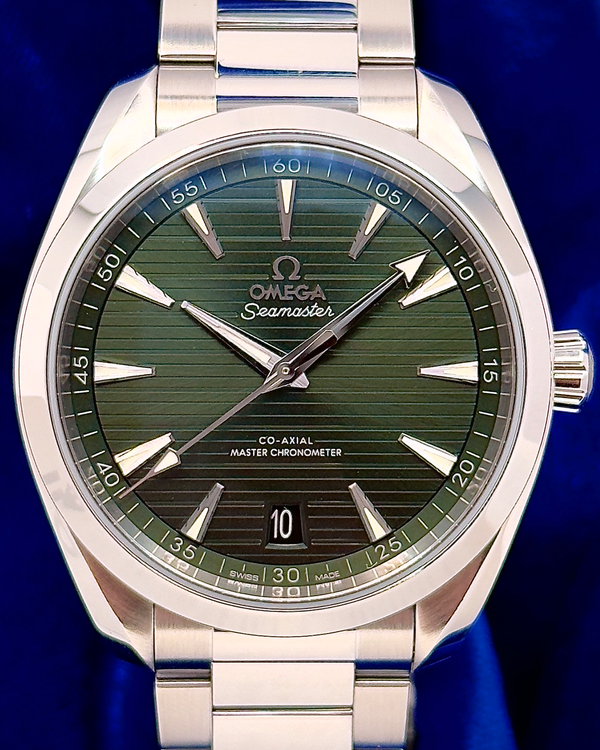 2024 Omega Seamaster Aqua Terra 150M 41MM Green Dial Steel Bracelet (220.10.41.21.10.001)