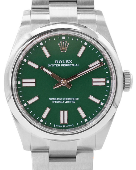 2026 Rolex Oyster Perpetual 41MM Green Dial Oyster Bracelet (134300)