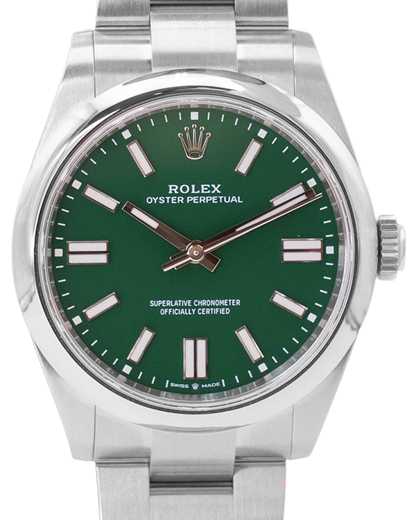 2026 Rolex Oyster Perpetual 41MM Green Dial Oyster Bracelet (134300)