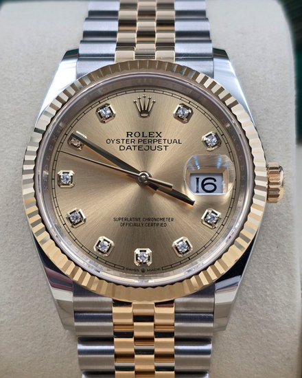 2026 Rolex Datejust 36MM Champagne Dial Two-Tone Jubilee Bracelet (126233)