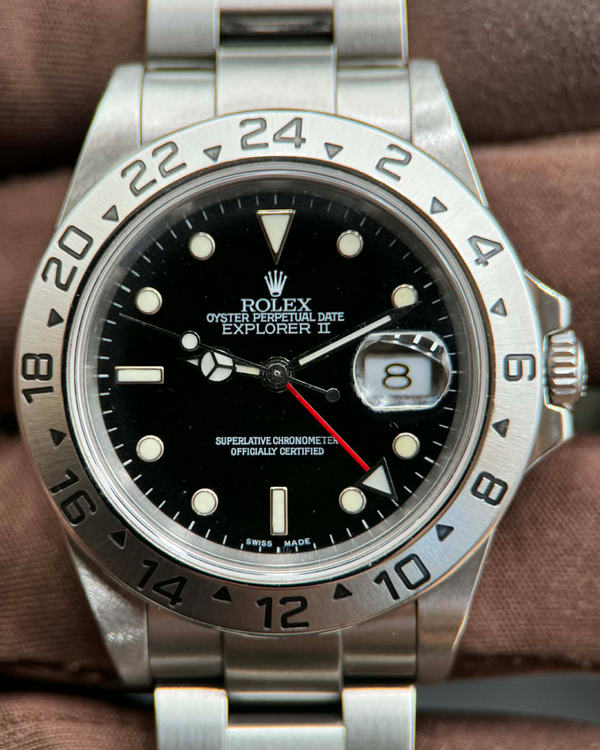2006 Rolex Explorer II 40MM Black Dial Oyster Bracelet (16570)