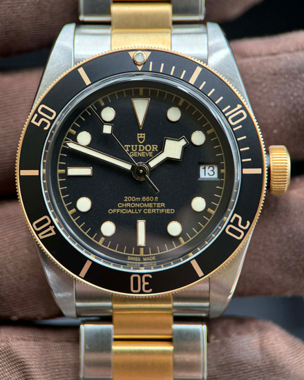 2022 Tudor Black Bay S&G 41MM Black Dial Two-Tone Bracelet (79733N)