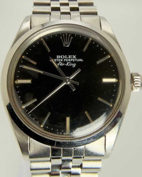 1981 Rolex Air-King 34MM Black Dial Jubilee Bracelet (5500)