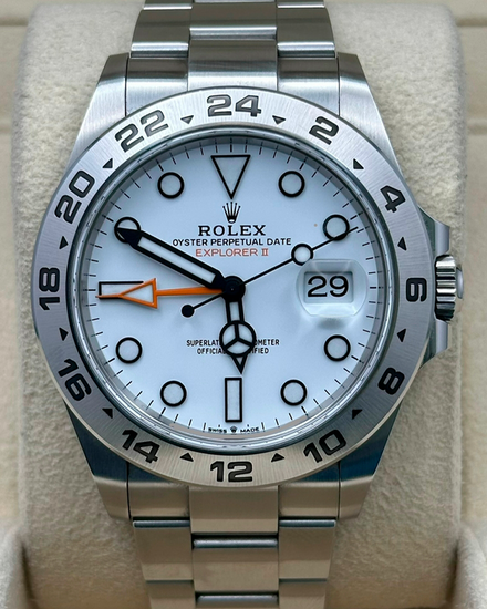 2021 Rolex Explorer II "Polar" 42MM White Dial Oyster Bracelet (226570)