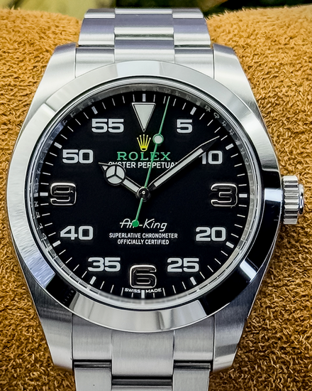 2022 Rolex Air-King 40MM Black Dial Oyster Bracelet (116900)