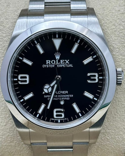 2017 Rolex Explorer 39MM Black Dial Oyster Bracelet (214270)