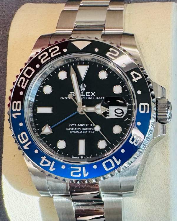2026 Rolex GMT-Master II "Batman" 40MM Black Dial Oyster Bracelet (126710BLNR)