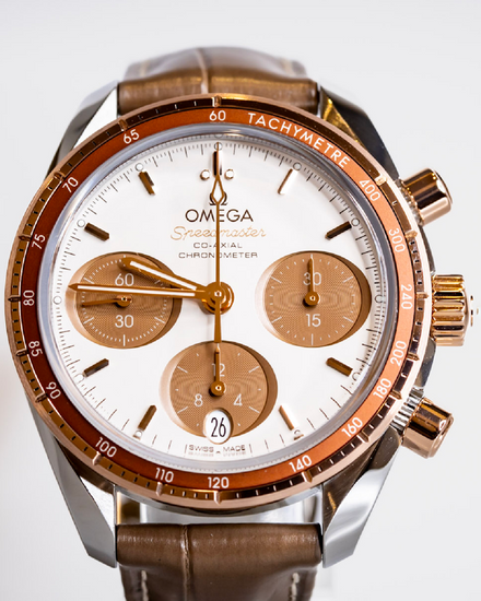 2023 Omega Speedmaster 38MM Brown Dial Leather Strap (324.23.38.50.02.002)