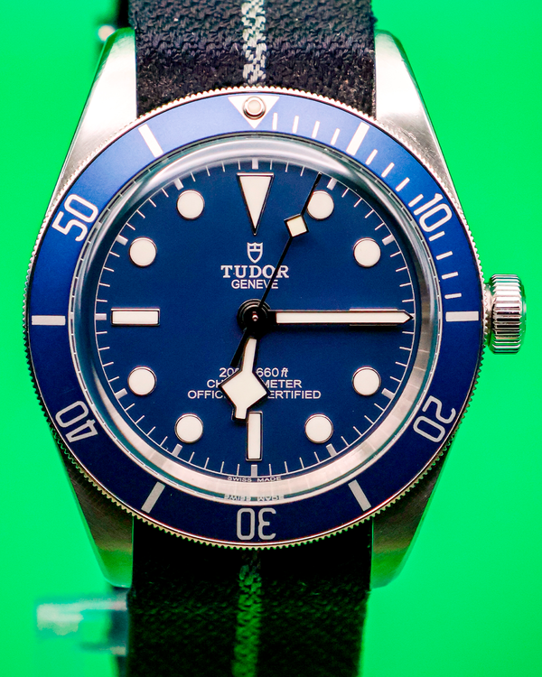 No Reserve - 2021 Tudor Black Bay '58 39MM Blue Dial Textile Strap (79030B)