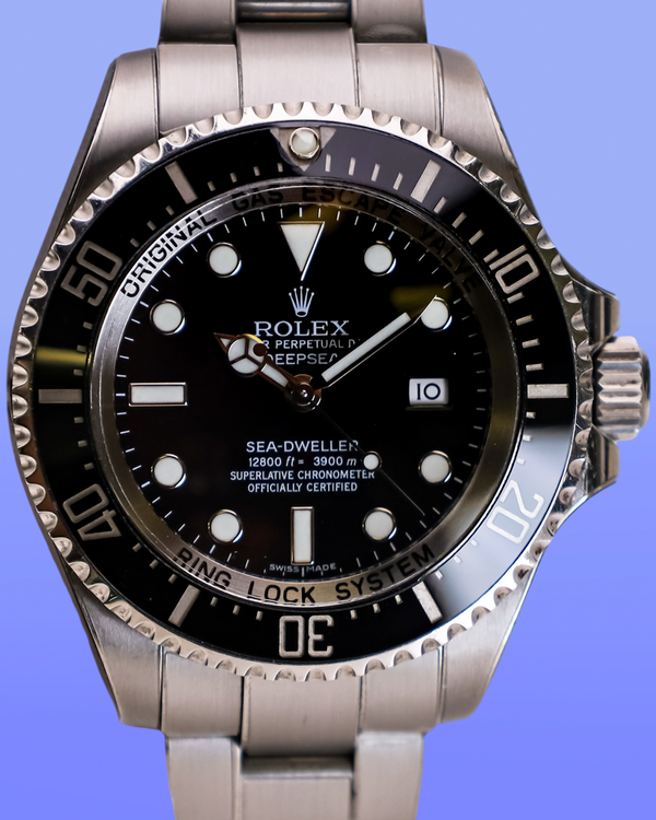 Rolex Sea-Dweller Deepsea 44MM Black Dial Oyster Bracelet (116660)