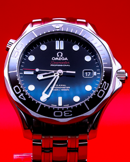 2018 Omega Seamaster Diver 300M 41MM Black Dial Steel Bracelet (212.30.41.20.01.003)