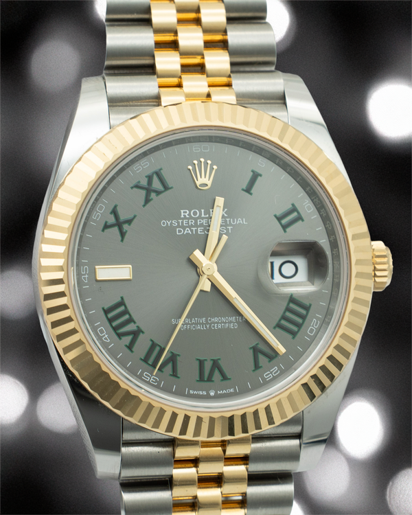 2025 Rolex Datejust "Wimbledon" 41MM Slate Dial Two-Tone Jubilee Bracelet (126333)