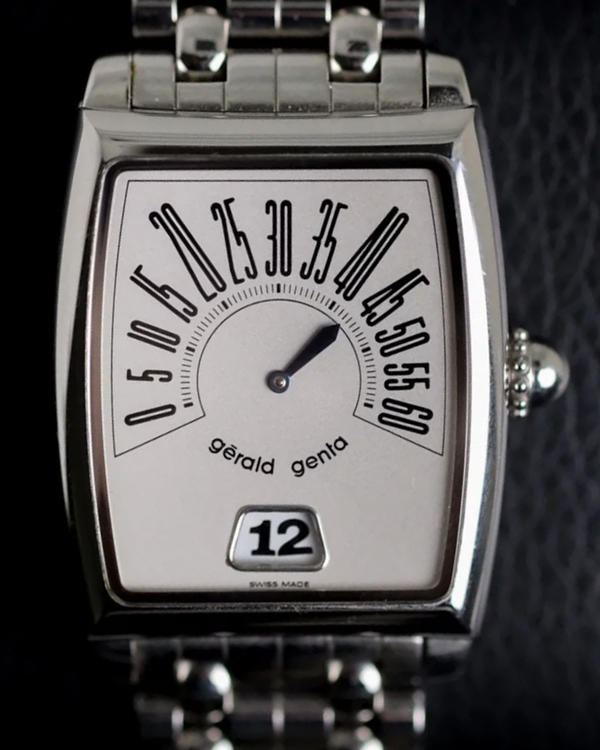 Gérald Genta Arena Bi-Retro Retro Solo 31.5MM Silver Dial Steel Bracelet (RSO.M.10.439.B1.BD)