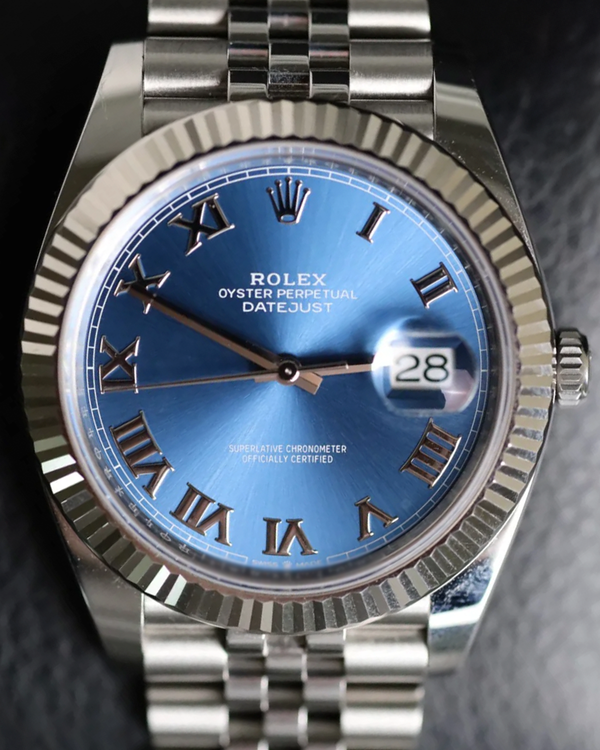 Rolex Datejust 41MM Blue Dial Jubilee Bracelet (126334)
