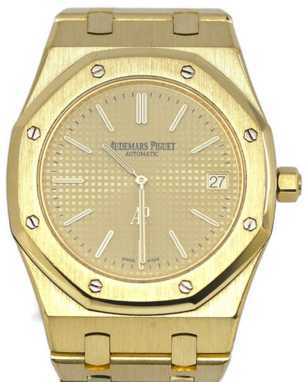Audemars Piguet Royal Oak Jumbo 39MM Champagne Dial Yellow Gold Bracelet (15202BA)