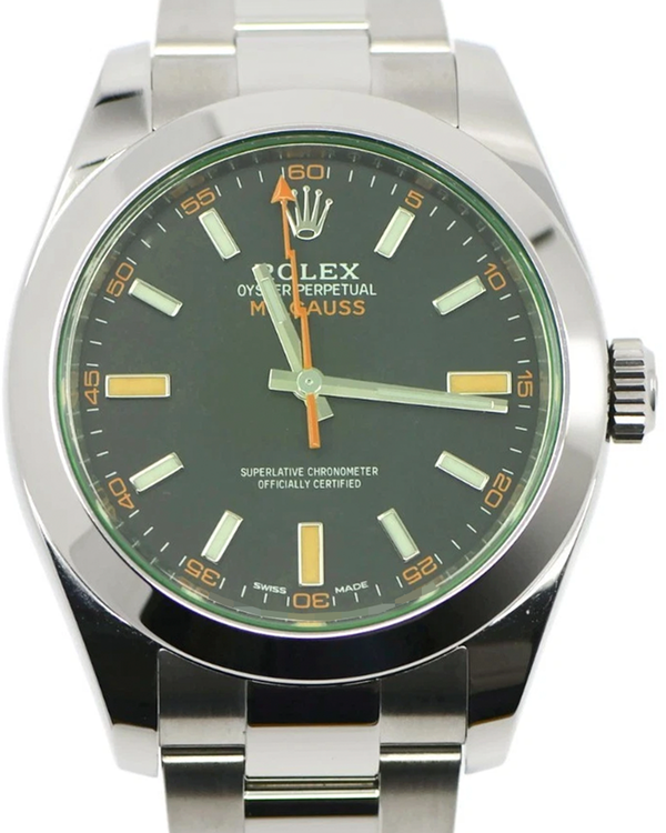 Rolex Milgauss 40MM Black Dial Oyster Bracelet (116400GV)