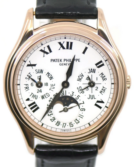 Patek Philippe Grand Complications 36MM White Dial Leather Strap (3940R)