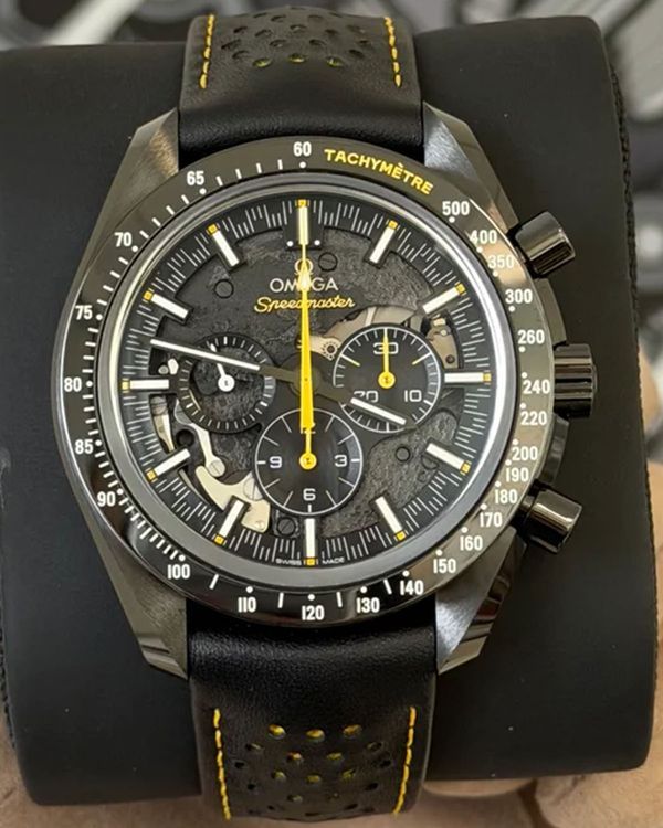2024 Omega Speedmaster Dark Side of the Moon "Apollo 8" 44.25MM Black Dial Leather Strap (311.92.44.30.01.001)