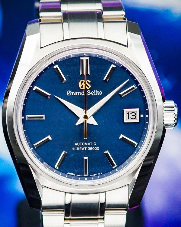 No Reserve - 2021 Grand Seiko Heritage Collection "Shūbun" 40MM Blue Dial Steel Bracelet (SBGH273G)