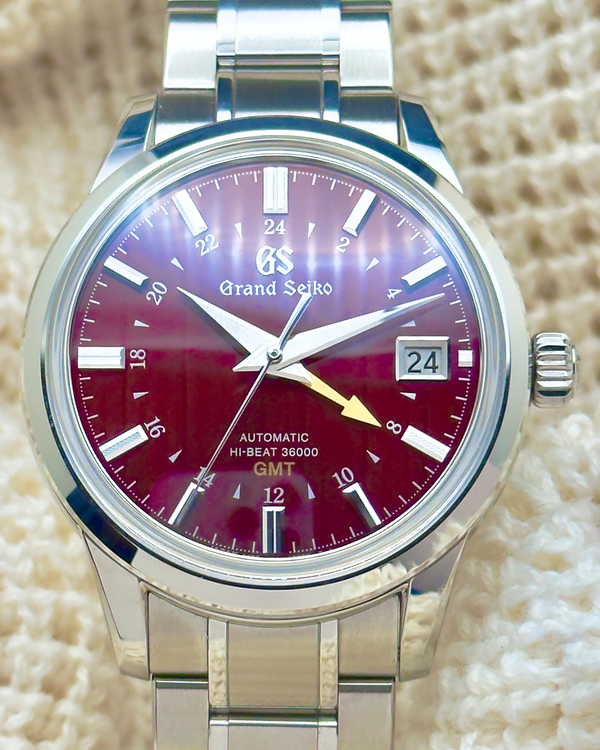 2025 Grand Seiko Elegance Collection "Yuka Momiji" 39.5MM Red Dial Steel Bracelet (SBGJ273)