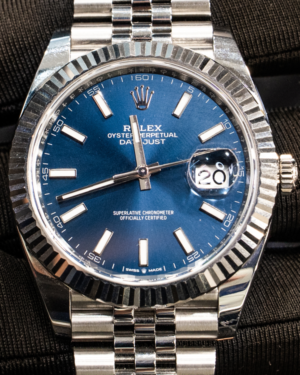 2025 Rolex Datejust 41MM Blue Dial Jubilee Bracelet (126334)